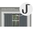 thumbnail image 6 of Mainstays Adjustable Tension Window Curtain Rod, 48" - 84",  with 1" Diameter, Black, 6 of 13