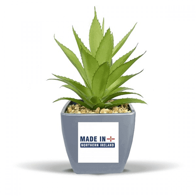 Northern Ireland Fabriquer des Drapeaux Territoriaux Faux Pot de Fleurs Ananas Vase Mini Décor