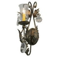 thumbnail image 4 of Meyda 148188 9 in. French Elegance with Crystals Wall Sconce, Hurricane Shades, 4 of 4