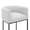 Grey-Black Leg, variant on CRERIYO 26" Counter Height Bar Stools Set of 2, Fabric Upholstered Modern Barrel Bar Chairs with Metal Frame, Beige