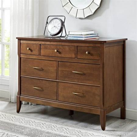 Baby Relax Alvar 7 Drawer Dresser In Walnut Walmart Com