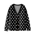 thumbnail image 6 of iOPQO Womens Cardigan Fall Cardigans for Women Cute Cardigans for Women Open Front Cardigan for Women Spring Cardigan Long Sleeve Cardigan for Women Soft Cardigans for Women Black L, 6 of 7