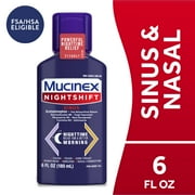 Mucinex Sinus Max Medicine, Nightshift PM, 6 fl oz