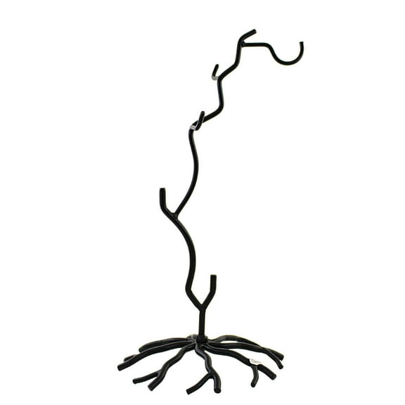 Bards Brand 15.50In Twig Motif Ornament Stand, Wrought Iron, Displayer Halloween Fall Bb491