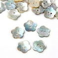 thumbnail image 4 of 100x15mm Pearl Buttons Mother of Pearl Shell Flower Button, 4 of 4