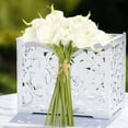 thumbnail image 5 of Efavormart 20 Pack 14" Tall Artificial Calla Lily Flowers Real Touch Single Stem Calla Lilies -  White, 5 of 10