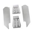 thumbnail image 2 of 4 piezas de placa protectora de de chasis de coche RC, de acero inoxidable, ligeras, accesorios protectores de piezas adecuados para la insta, 2 of 7