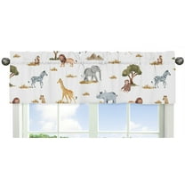 Jungle Semi-Sheer Window Valance by Sweet Jojo Designs