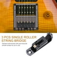 thumbnail image 2 of Pont de Guitare, Pont à Rouleaux de Guitare, Pratique de Fabrication Délicate et Performance pour les Amateurs d'Instruments Guitare Réparation Maître Guitare, 2 of 8