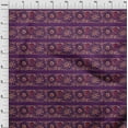 thumbnail image 3 of oneOone Georgette Viscose Fabric Leaves & Floral Block Decor Fabric Printed BTY 42 Inch Wide, 3 of 4