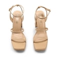 thumbnail image 4 of Sandalias DREAM PAIRS con Plataforma y Tacones de Tiras para Mujer Nude Talle 9, 4 of 5