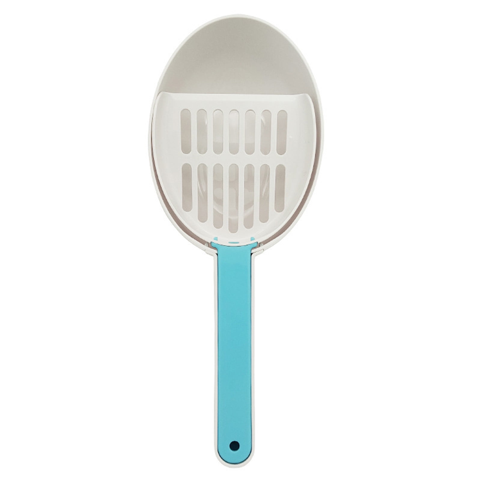 Pet Cat Litter Scoop 2 in 1 Sifter and Scoop Long Handled Litter