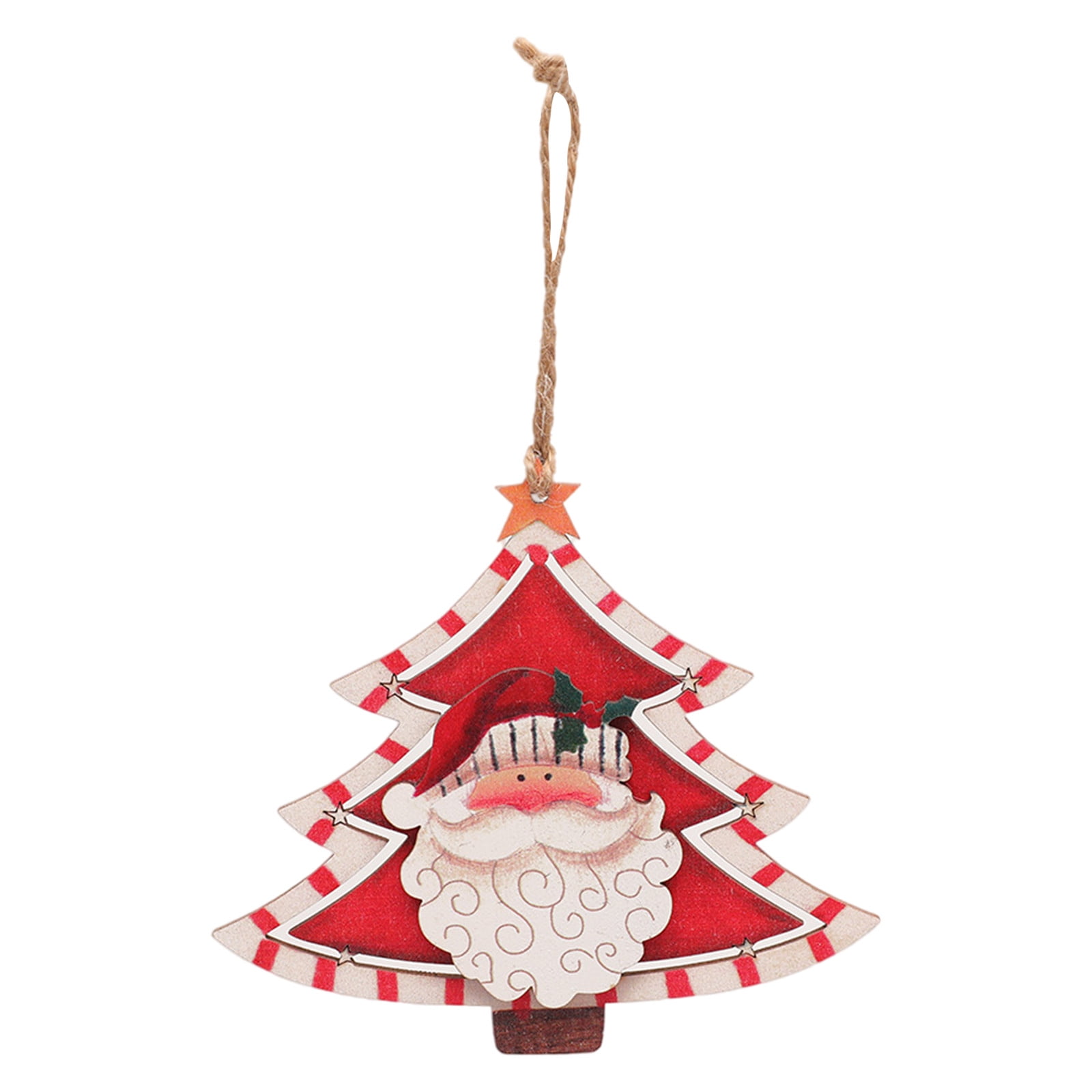 Forest Elderly Santa Ornaments: Miniature Christmas Decorations For Cozy  Homes From Esw_home, $0.37