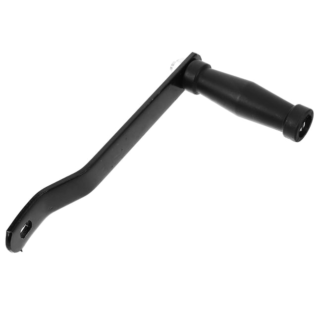 WASHWEPE Boat Accessory 1Pcs Comfortable Grip Winch Handle Force Amplification Black ABS For Marine Enthusiasts