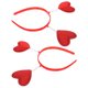 thumbnail image 4 of 2 diademas de corazón con purpurina para fiestas, diademas decorativas con forma de corazón, accesorios para el cabello, 4 of 8