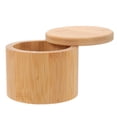 thumbnail image 3 of LEORX 1Pc Kitchen Bamboo Spice Box Rotating Seasoning Jar for Home Condiment Storage, 3 of 6