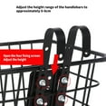 thumbnail image 4 of BIBABLYKE Metal Bike Front Basket Hook with Mounting Hardware Wire Basket Hook Adjustable Hardware Hanging Hooks Easy to Install, 4 of 7