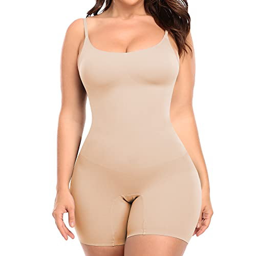 SLIMBELLE® Women Seamless Shaping Bodysuit with Adjustables Straps Shapewear Lingerie Slimming Body Shaper Firm Tummy Control