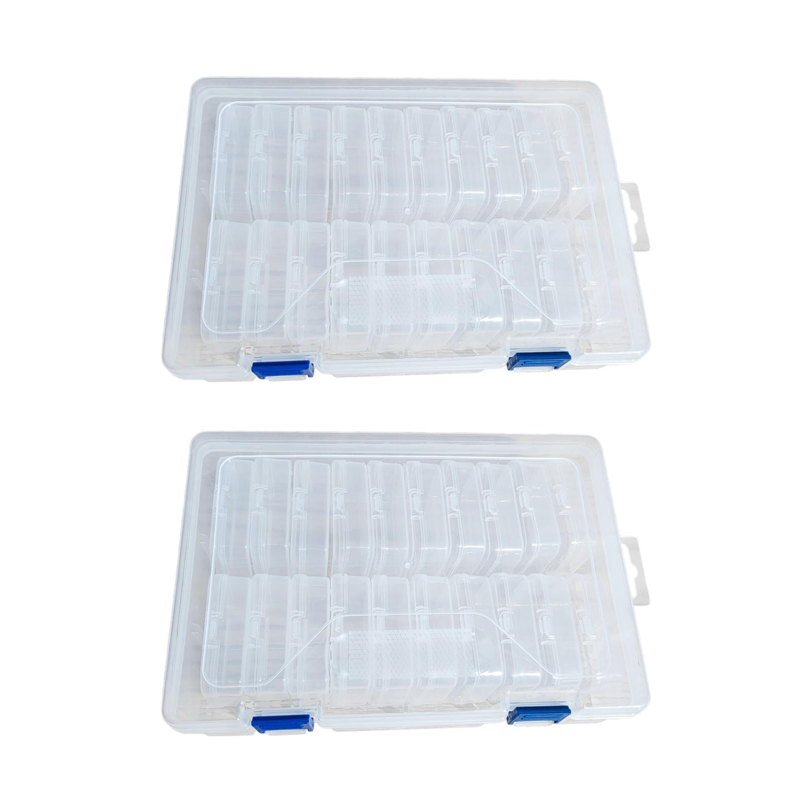 Nishiyuenyi Jewelry Bead Organizer Storage Boxes,Storage Boxes,Craft Storage for Small Items 6.5cmx4.5cmx2cm