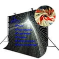 thumbnail image 4 of ABPHOTO Polyester 7x5ft Black Dream Backdrop Shining Umbrella Rays Photography Background and Studio Photography Backdrop Props, 4 of 5