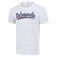 thumbnail image 2 of Men's Starter White Colorado Avalanche Tailsweep T-Shirt, 2 of 3
