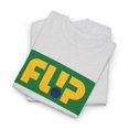 thumbnail image 3 of Flip Skateboards Skate Classic 90s Block Design T Shirt Colors Green Yellow - Ash / L, 3 of 4