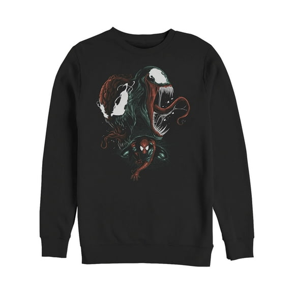 Men's Marvel Venom Alien Symbiote Duo  Sweatshirt Black Large