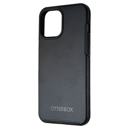 Restored OtterBox Symmetry Series Slim Hybrid Case for Apple iPhone 12 Pro Max - Black (Refurbished)