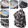 thumbnail image 4 of Princess and Fairy Blue Pattern Cute School Backpack Bag with Padded Back and Adjustable Shoulder Straps 16.9 X 12.6 X 5.9 Inches, 4 of 5