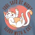 thumbnail image 3 of CafePress - Sleep With A Cat T Shirt - Mens Comfort Colors Shirt, 3 of 5
