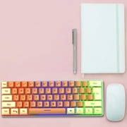 Kiplyki Wholesale Mechanical Keyboard Wired Compact PC Keyboard Mechanical Gaming Keyboard 61 Keys For Computer/Laptop