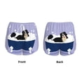 thumbnail image 3 of Rateoe Bernese Mountain Dog Sitting Bath Tub Printed 2 in 1 Women's Workout Shorts for Athletic Gym Running Shorts with Phone Pockets-Small, 3 of 7