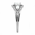 thumbnail image 4 of Luxe Jewelry Designs Stainless Steel Women's Engagement Ring with AAA Grade CZ - Size 7 (Pack of 2), 4 of 4