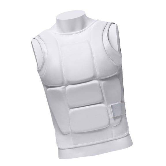 Karate Chest Protector, Breathable Design with Adjustable Straps and Shock Absorption for Training and Sports