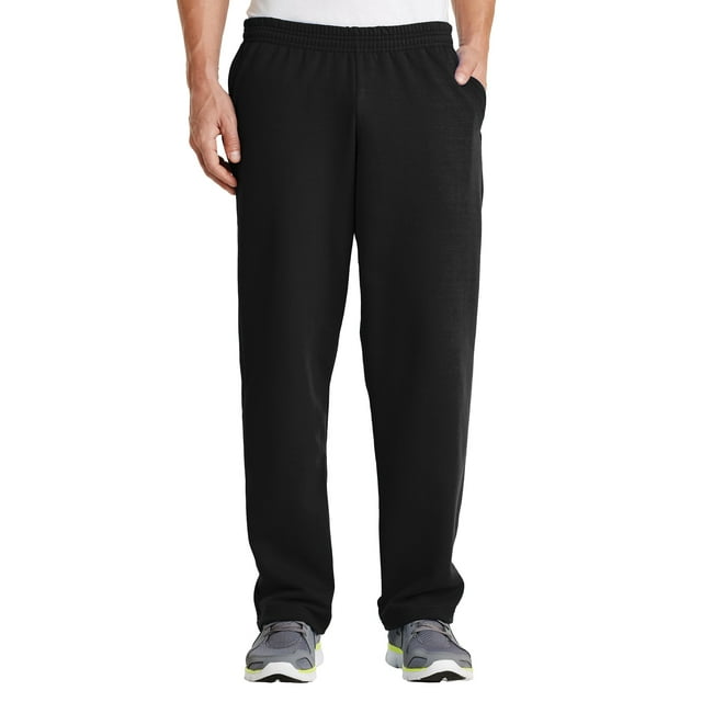 Gravity Threads Pantalon de Survêtement en Molleton avec Poches - Noir Jais - Très Grand