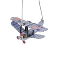thumbnail image 4 of Juguete mecánico de avión de hojalata con cuerda vintage 14 cm Macarena Wind-up, 4 of 8