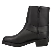 Dingo Mens Rev Up Square Toe Motorcycle Ankle Boots