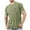 #Green, variant on DPTALR George Men's Short Sleeve Cotton Pocket T-Shirts,Moisture Wicking Plain Casual Lightweight Summer Basic Tees,Brown,Big and Tall Men XXL