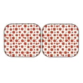 thumbnail image 7 of Daiia Hand Drawn Tomatoes 2PCS Car Windshield Sun Shade, Foldable Sun Shield for Car Front Window, Auto Sun Blocker Visor Protector Universal for Truck SUV Pickup-Medium, 7 of 7