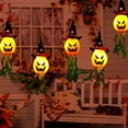 thumbnail image 4 of Halloween Pumpkin Light LED Ghost Horrific Themed Light Battery Operated String Lights Bright Fun Halloween Decoration Light, 4 of 9