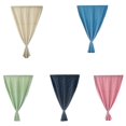 thumbnail image 2 of Maoww Magic Sticker Star Print Shading Blackout Curtain Printing Window Drapes Living Room Noise Reducing Blinds, 2 of 8