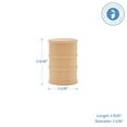 thumbnail image 2 of Wooden Oil Drums 1-5/8 Inch, Pack of 100, Small Unfinished Cargo Barrel, Perfect for Miniatures, Scale Models, Play Train Making or Woodworking Craft Projects, by Woodpeckers, 2 of 8