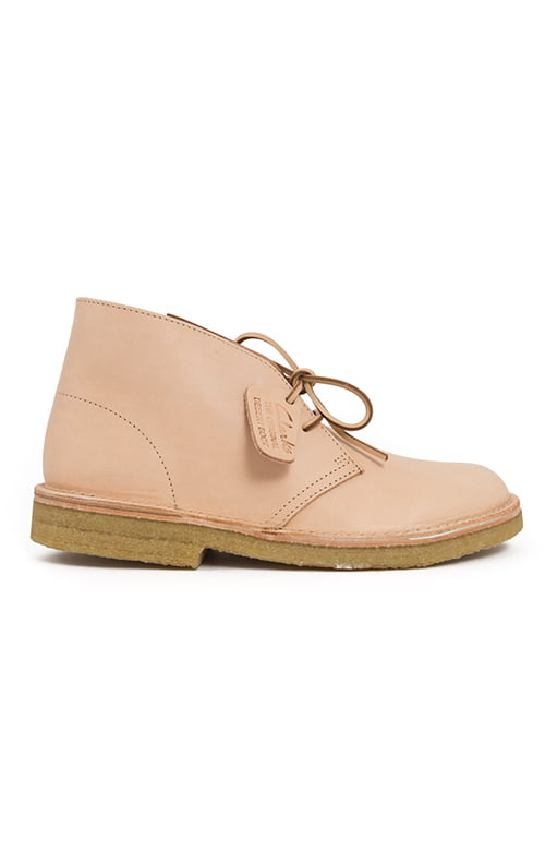 Clarks Originals Men's Desert Boot Natural Veg Tan Leather 26122618 