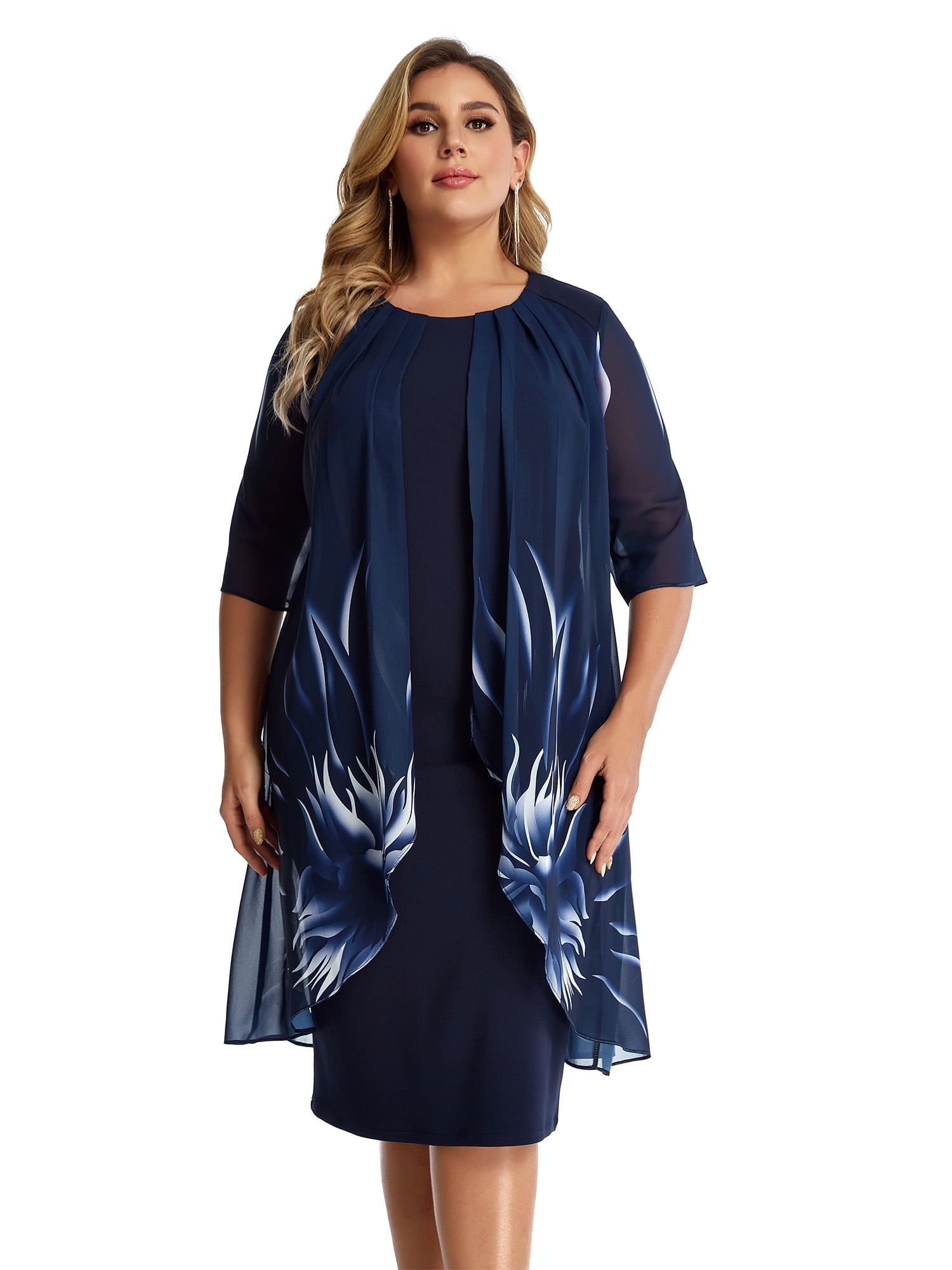 SpringTTC Women's Party Evening Dresses Cocktail Ball Gown Floral Print