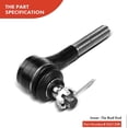 thumbnail image 6 of A-Premium 6Pcs Inner and Outer Tie Rod Ends Idler Arms Compatible with Dodge B100 B150 B200 B250 B1500 CB300 Ram 1500 2500 3500 Van Plymouth PB100 PB150 PB200 PB250 PB300 PB350, 6 of 9