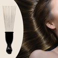 thumbnail image 3 of Transemion Black Wide-Tooth Afro Hair Lifting Pik Pick Detangle Wig Comb for Thick Hair Type B 1Set, 3 of 6