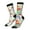 3 Black, variant on Mushroom and Frogs Crew Socks for Men & Women, Breathable Casual Athletic Ankle Socks