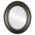 thumbnail image 2 of OVALCREST by The OVALCREST Mirror Store Somerset Framed Oval Mirror in Rubbed Bronze - Antique Bronze 27x33, 2 of 5