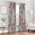 thumbnail image 7 of Roses Flowers-i9 Blackout Curtains 84"x52" Thermal Insulated Curtain 1 Panel, 7 of 7
