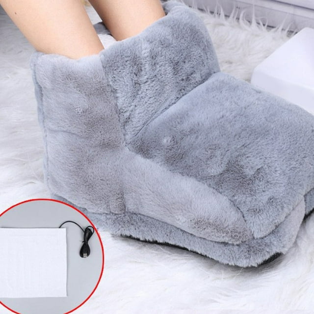 Riforla Cozzii Foot Warmer Cozzii Feet Warmer Cozzii Warmzii Heated Foot Warmer Large Foot Warmer for Feet Soft Flannel Foot Warmer Slippers for Women Men A